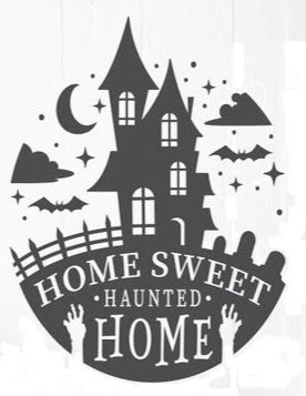 Home Sweet Haunted Home MultiLayered Laser Carving